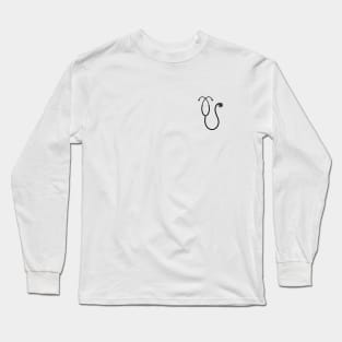 stethoscope sticker Long Sleeve T-Shirt